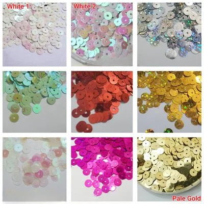 1 tola 6mm Disc Sequins for Craft ,DIA Clothing Designs