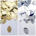 10 Gm Folded Oval Boat Shape Sitaray Gold & Silver Big Size, Sequins (14mmx9mm)