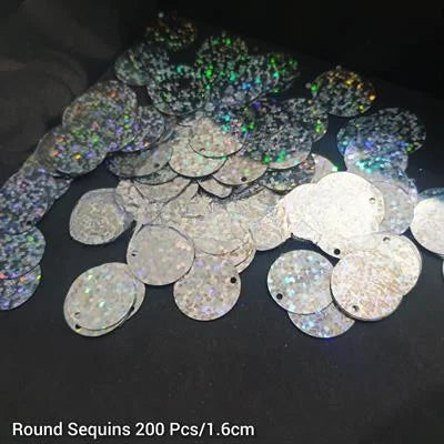 10 gm Round Colors, Beautiful Design, Loose Sequins Craft Supplies