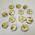 10gm Pcs Embroidery Craft Material Gota Patti Golden Flowers (1.8-cm2.0 cm)
