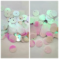 10 gm Sequins Craft Loose, Flat Round for DIY Crafts,10mm (centre and side hole)