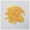 15 gm Round Beads Craft Sets DIY Findins 6mm & 4mm Light Yellow Color