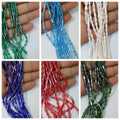 1 String Cone Shape Beads Sewing Crafts In Various Colors Size (4x8 mm)