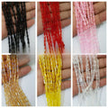 1 String Cone Shape Beads Sewing Crafts In Various Colors Size (4x8 mm)