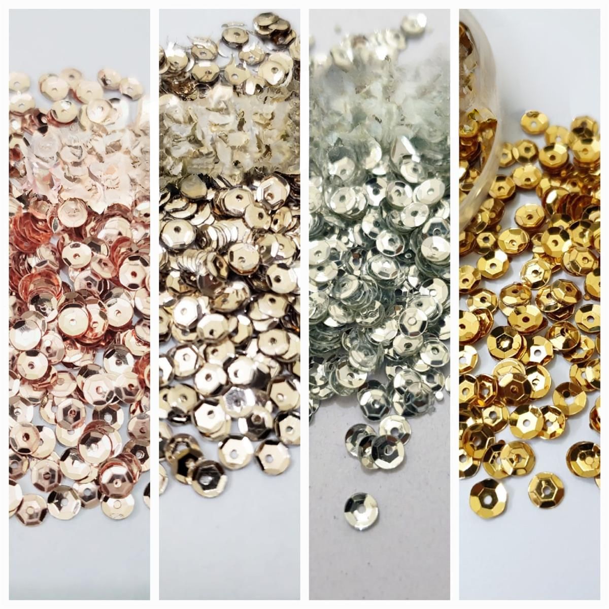 1 Tola, Cup Sitaray , Beautiful Loose Sequins DIY Crafts 5mm