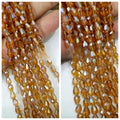 1 string Crystal Oval Faceted Rondell Crystal Glass Beads Craft Sets 6mm/8mm