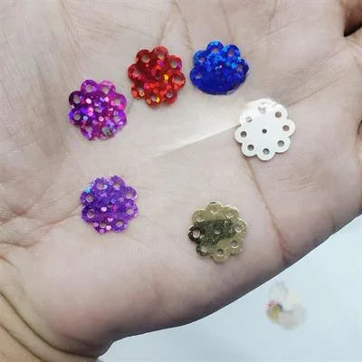 2 Tola Vintage Wheel of Fortune Loose Sequins Metallic Gold Sewing Paper Crafts Sequins 14 mm