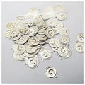 20 Pcs Round Coin in Silvr Beautiful Design For DIY Crafts 15mm
