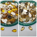 200 Pcs Resins For Clothes Decoration Crafts (10mm) Round