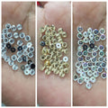 200 Pcs (4mm) Round With Centre Hole Resin Beads DIY Sewing Craft Sets Plastic Acrylic