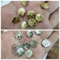 20 Embroidery Craft Material Gota Flower hexagonal Size 12mm-15mm