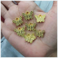 20 Pcs Butterfly Charms Acrylic Beads Making Crafts DIY With Hole 16mm