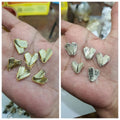 20 Pcs Decorama Gota Patti Flowers for Decoration & Craft Making Appliques Patches Silver