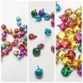20gm Jingle Beads Multicolor Ghungroo Beads 10 mm 8mm 6mm