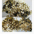 60 Pcs Total (20 Pcs Each) Real Kundan Beads DIY Sewing Jewelry Decoration (S Shape,Rectangular Shape, Triangle Shape)