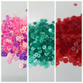2 Tola (tola each) Disc Round Sitaray , 4mm with round beads