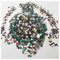 300 Plus Pcs Shiny Kundan Beads DIY Sewing Craft Sets Small Size 4mm Resins