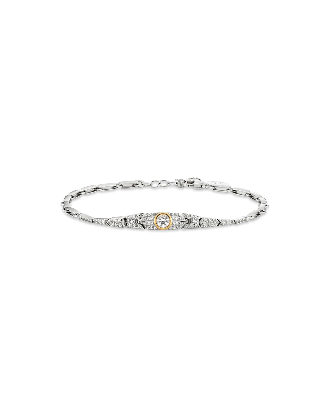 Slimline White Topaz Bracelet