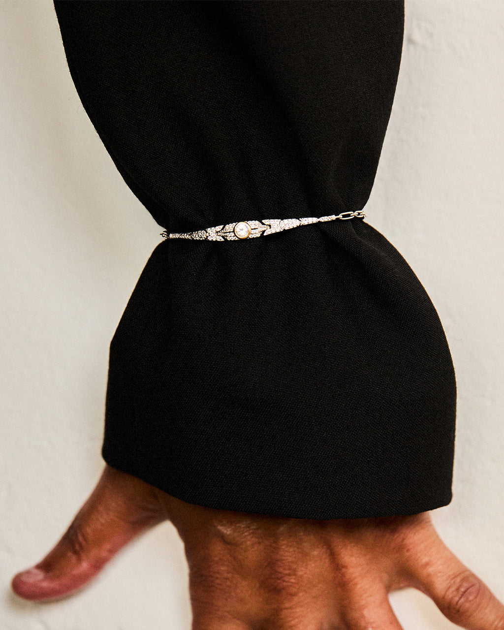 Slimline White Topaz Bracelet