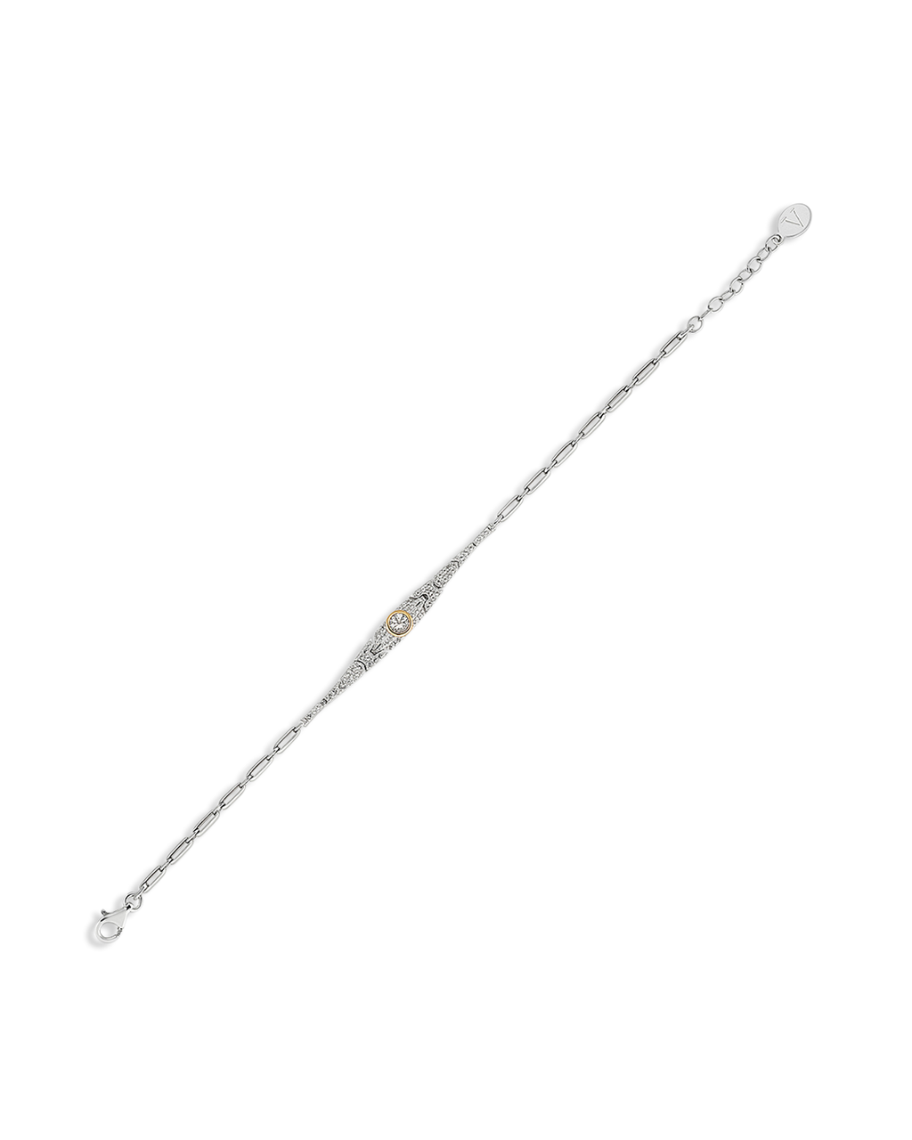 Slimline White Topaz Bracelet