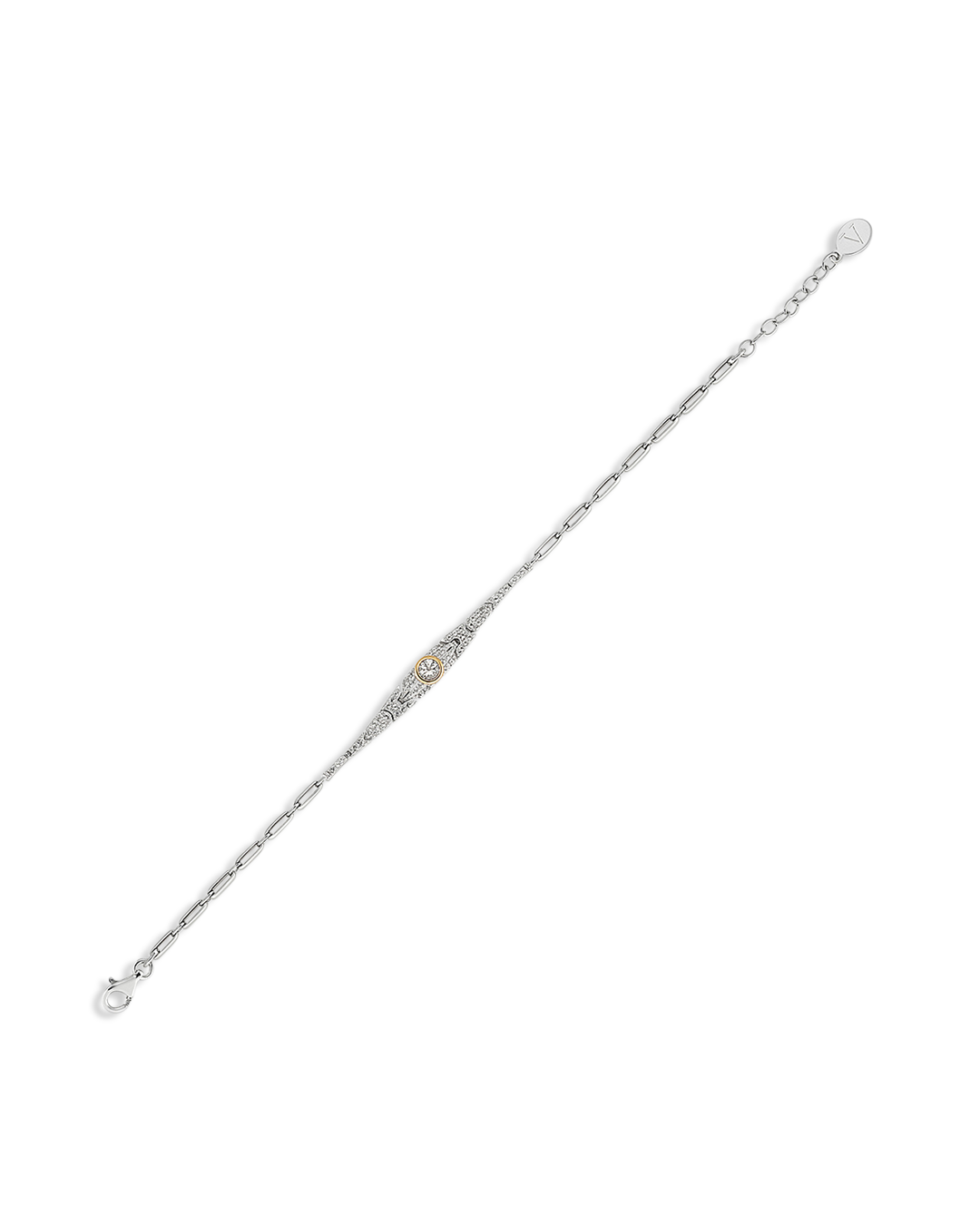 Slimline White Topaz Bracelet