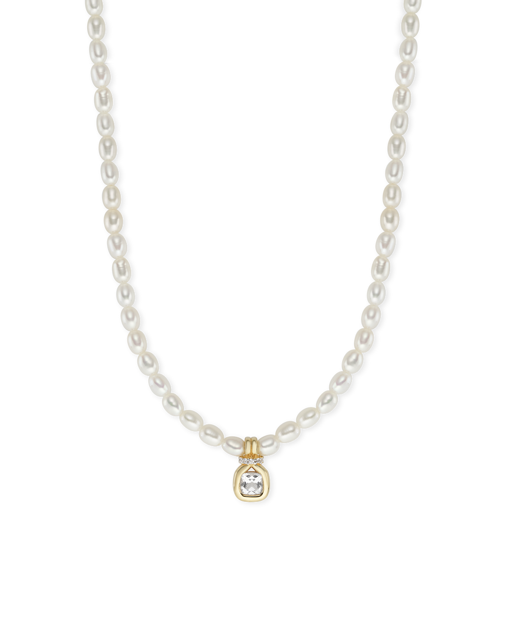 Clara White Topaz Necklace