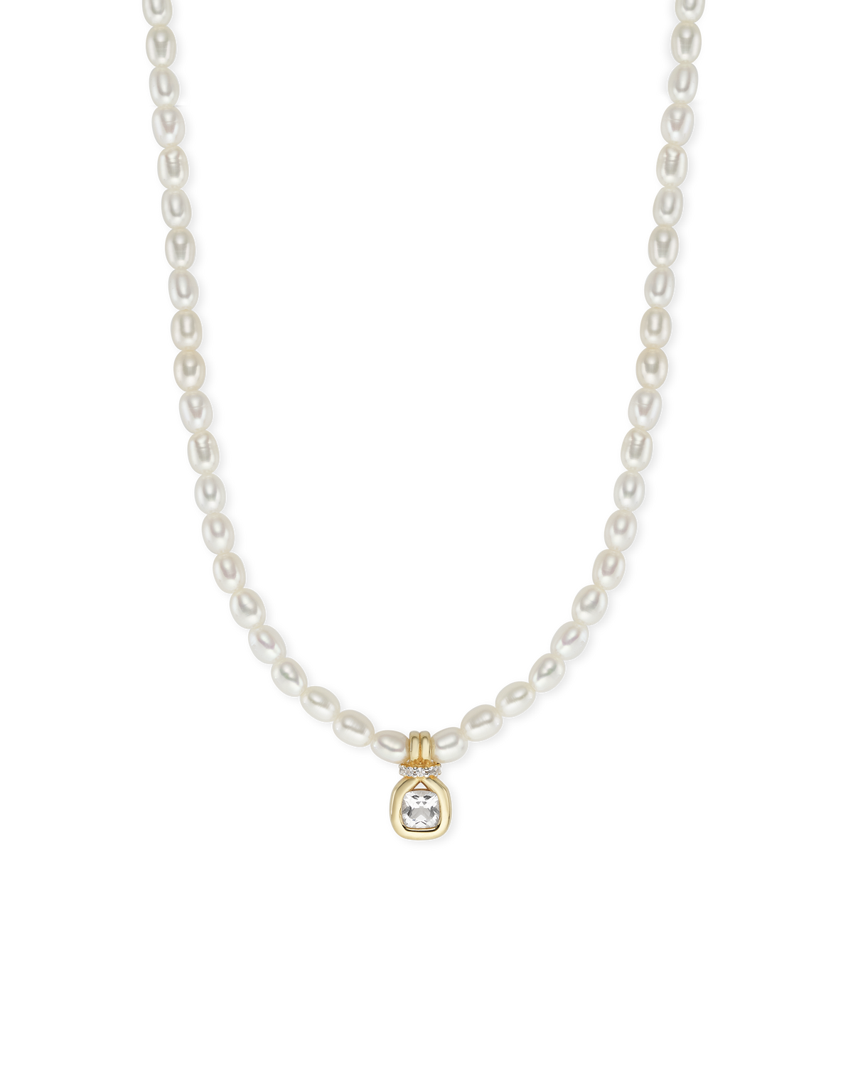 Clara White Topaz Necklace