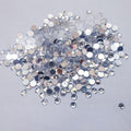 200 Plus Pcs White Resin For Clothes Decoration Crafts 3mm,5mm & 6mm Mixed