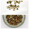 50 Pcs Silver Square Kundan Stone (5x5mm)