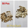 50 Pcs Real Kundan Beads DIY Sewing Jewelry Decoration