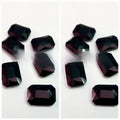 6 Pcs Colorful Oval Glass Sew On Rhienstones with Golden Base Crystal Clipstones