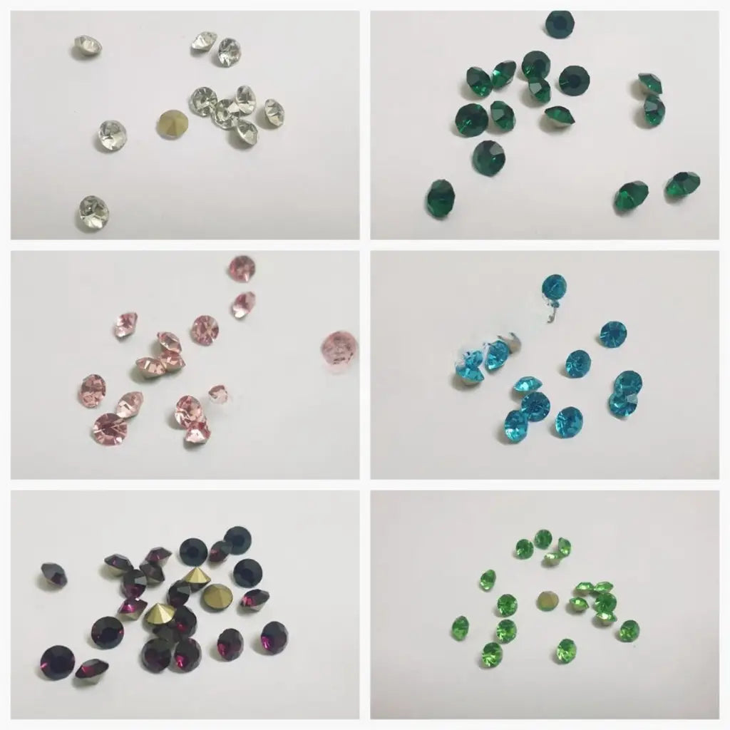 30 Pcs Point Back Shiny crystal Stone Beads DIY Sewing Jewelry Decoration