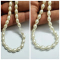80 Plus Pcs White Oval and Drop Pearls Beads For Clothes Decoration Crafts Oval6mm/Drop 8mm