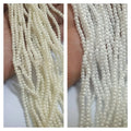 Buy 1 Get 1 Free 100 Pcs Round Beads 3mm White &amp; Offwhite Craft Sets