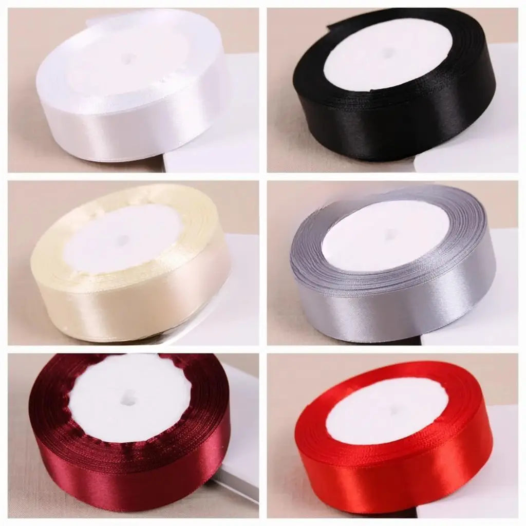 Pack Of 1- 1 inch ribbons - Multi Color 18 Yard