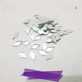 200 Pcs Glass Diamond Shape Mirror Beads For Art And Craft And Also Used In Embroidery (01.4x0.8 centimeters)