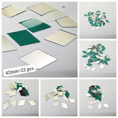 Pack of 1 DIY Small Craft Mirrors, Round Shape for Crafts Projects, Decoration 8mm-2.2cm