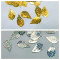 Pack of 100 Leaf Sitaray In Silver & Gold Beautiful Design, Flat Loose Sequins