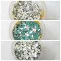 Pack of 300 Pcs (100 Pcs Each) eye, round & rectangle DIY Big Craft Mirrors