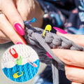 10 Pieces Knitting Crochet Locking Stitch Markers Mix Color