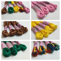 5 Pc Silk Cross Stitch thread Embroidery Floss Sewing Skeins Craft DIY