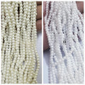 100 Pcs Round Beads 5mm white Craft Sets DIY Findins