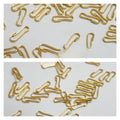 50 Pcs Gold Lanyard Clips, 12mm