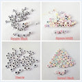 60 Pcs Acrylic Alphabet Letter Beads in a (Round 6 cm)