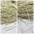 Pack of 2 Tola, (1 tola each) Embroidery material 1mm Naqshi & Dabka Thread, For Clothing Craft Sets Pale Gold