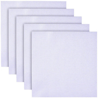 White Aida Cloth 11CT 14CT (Embroidery Cross Stitch Fabric Canvas)