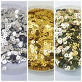 Pack of 3 Tola, (Tola Each) Sitaray in Mixed Color Different Shapes Beautiful Loose Sequins DIY Crafts