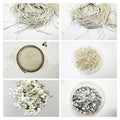 Pack of 6 Tola (1 Tola Each) Naqsh/Dabka/ Glass Moti, Sequins Disc & Cup For Clothing Use in Dull Silver Color