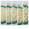 20 gm Off White Round Beads 2mm-10mm white Craft Sets DIY Findings