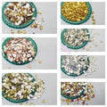 200 Pcs Shiny Kundan Beads DIY Sewing Craft Sets